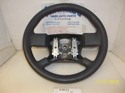 05 06 07 SATURN ION GRAY STEERING WHEEL VINYL W/O CRUISE OEM — 第 1/4 张图片