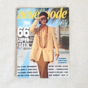 NEUE MODE GERMANY Magazine #3/1993 Vintage Sewing Patterns - Picture 1 of 11