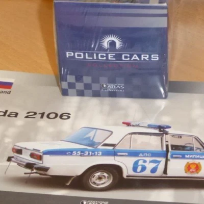 Atlas Police Auto Edizione lada 2106 Vaz 1976 + Collection 1:43 - Immagine 1 di 2