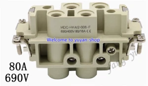 1PC New FIT FOR HK4/2-006-F 690V 80A Connector Plug #T1239A YS - Picture 1 of 1