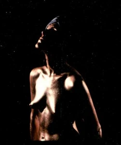 French stereo photo artistic nude -Shiny body - Picture 1 of 2