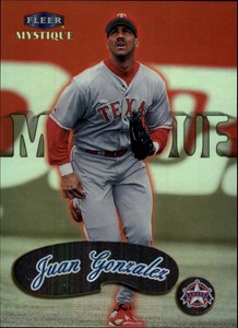 1999 (RANGERS) Fleer Mystique #31 Juan Gonzalez SP