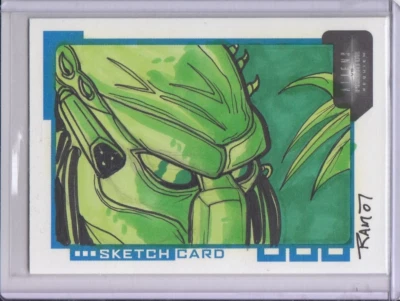 Aliens vs. Predator Requiem Sketch Card By Rich Molinelli #132/295 Inkworks 2007 - Image 1 of 2
