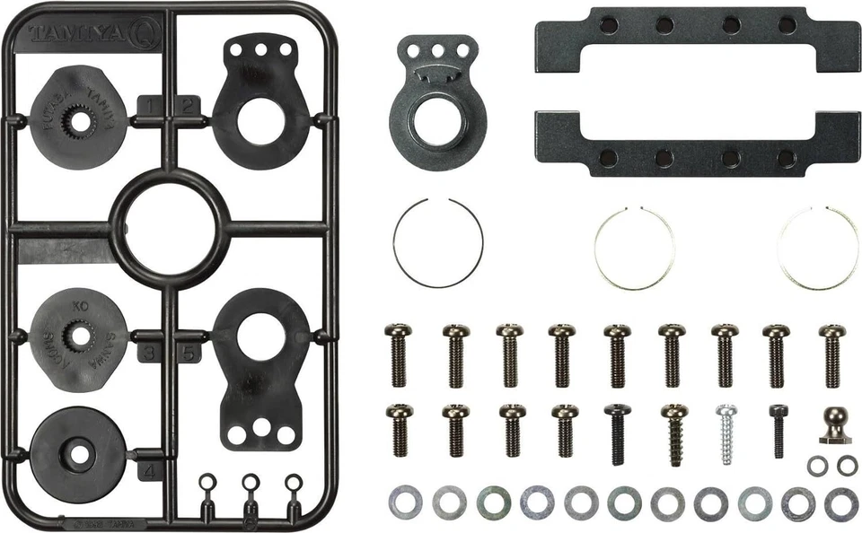 Tamiya 56537 Aluminum Dual Servo Mount Hi Torque Servo Saver - Image 1 of 1