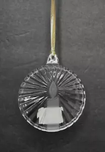 Mikasa geätzter Kristall Noel Kerzenschmuck Weihnachtsbaumschneider Weihnachtsdeko - Bild 1 von 9