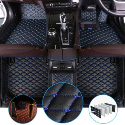 Car Floor Mats For Jeep Liners All Models Custom All Weather Waterproof Auto Rug - Изображение 1 из 4