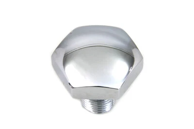 Perno de tubo de horquilla superior con forma de cúpula cromada para Harley Davidson Foto 1 de 3