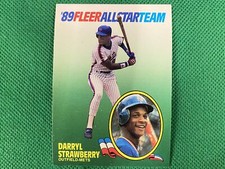1989 Fleer All-Stars #10 Darryl Strawberry New York Mets