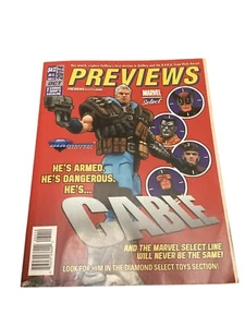 Previews The Comic Shop's Catalog and Magazine Marvel Select Cable 313 - Picture 1 of 6