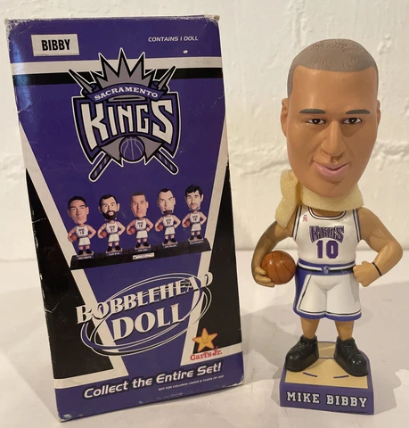 Sacramento Kings Collectible NBA Bobblehead Basketball Mike Bibby Carl's Jr Cover