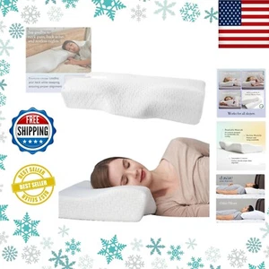 Zervikales Memory Foam Kissen, orthopädische Kissen bei Nackenschmerzen, ergonomisch - Bild 1 von 7