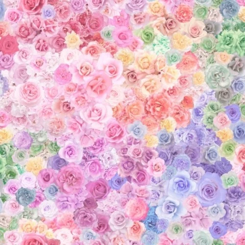 Moda Gradients Parfait 33640 12 Sherbert Fantasy Large Packed Roses Cotton - Image 1 of 1
