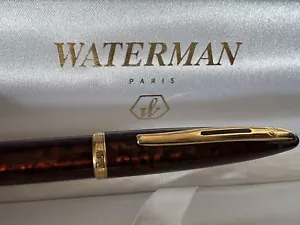 Waterman Stift Kugel Carene Luxus Lack Marmoriert Profile Vergoldet - Bild 1 von 13