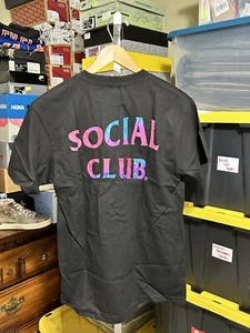 Anti Social Social Club - Club Gemini Tee - Black - Size Medium - ASSC20 NWT - Picture 1 of 5