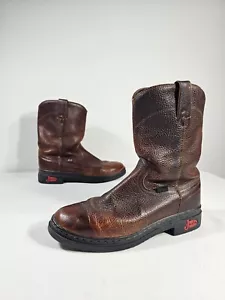 Justin Botas Damas Piel de Vaca L9011 Marrón Granja Caballo Cuero Occidental Talla 7.5 B - Imagen 1 de 13