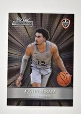 2021-22 Wild Card Alumination Base #ABC-46 Justin Minaya