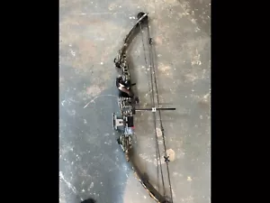 high country compound bow . Used but in good condition. Color is camo.hunti - Picture 1 of 4