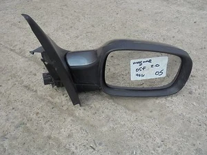 RENAULT MEGANE 2005 OFFSIDE DRIVERS ELECTRIC POWER FOLD DOOR MIRROR GREY NV603 - Picture 1 of 3