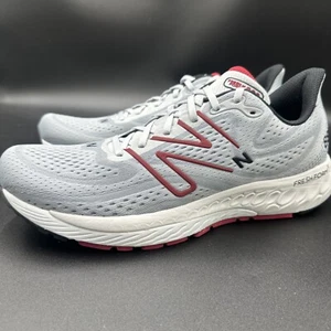 New Balance Men's 880V13 Running Shoe, Aluminum Grey/Crimson - SIZE 13 - Picture 1 of 9