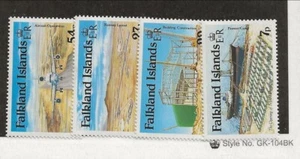 FALKLAND ISL. Sc 425-28 NH issue of 1985 - AVIATION - Picture 1 of 1