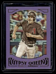 2016 Topps Gypsy Queen Purple Paper Frame #3 A.J. Pollock /250 - Bild 1 von 2