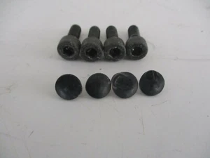 Screws Mirror Left + Right + Covers Suzuki GSF650S WVCJ - Picture 1 of 2