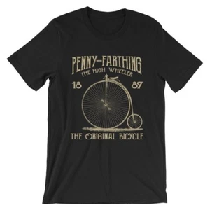 Penny Farthing T-Shirt. Premium T-Shirt 100% Baumwolle NEU - Bild 1 von 5