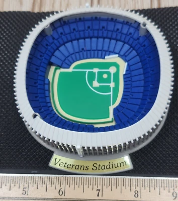 Mini réplica de exhibición de águilas de béisbol MLB Veterans Stadium Philadelphia Phillies Foto 1 de 4