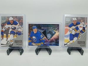 Buffalo Sabres Rookie Lot (3): Owen Power Black Diamond Facet, Jack Quinn 