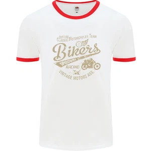 Motero Speedway Carreras Hombre Ringer Camiseta - Imagen 1 de 29