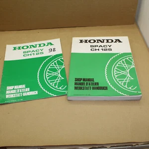 MANUEL REVUE TECHNIQUE D ATELIER HONDA CH 125 SPACY 1988-1993 shop manual CH125 - Photo 1/5