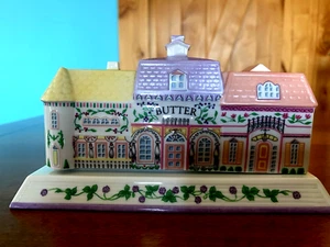 The Lenox Village Butter Dish 1994 House, No Chips - Picture 1 of 7