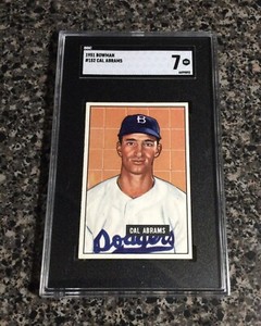 1951 Bowman #152 Cal Abrams | SGC 7 NM | ARN101976JWBX