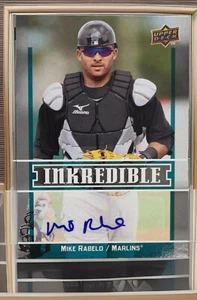 2009 Upper Deck Baseball #INK-MR Mike Rabelo Inkredible Auto Card AR55-01 - Picture 1 of 2