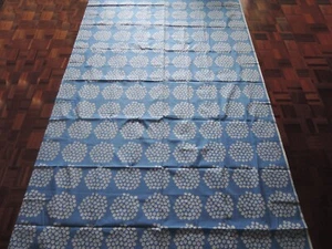【NUEVO】Marimekko "PUKETTI" Tela Algodón 147x260cm Azul Claro - Imagen 1 de 11