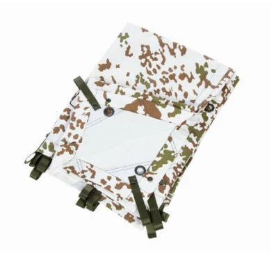 Tacgear Schneetarn snow camo Flecktarn Camouflage Tarp Plane Mehrzweckplane - Bild 1 von 4
