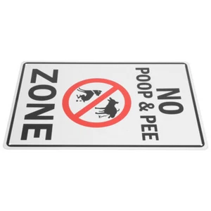 Road Signs Dog Warning Garden Outdoor Child Lawn No Dogs on Grass - Picture 1 of 12
