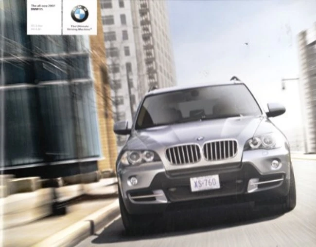 BMW Serie X5 2007 07 folleto de ventas original como nuevo Foto 1 de 1