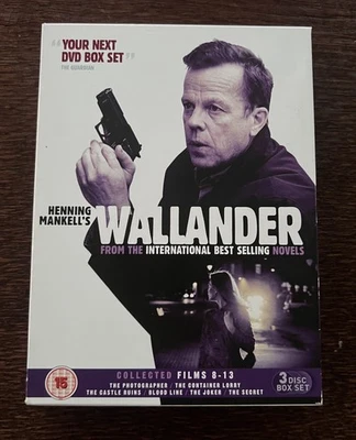 Wallander Collected Films 8-13 (Box Set) (DVD, 2011) - 3 discs,fast free post UK - Image 1 of 2