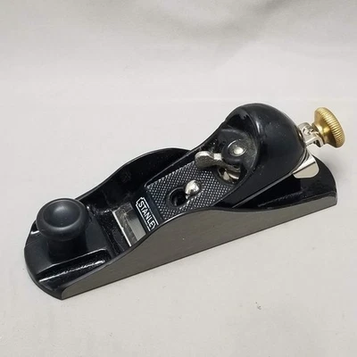 Stanley Block Plane Made in England Hand Plane Adjustable Depth Woodwork - Image 1 of 4