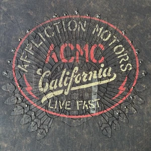 Affliction American Customs Screaming Eagle Shirt Mens 2XL Black Brown Lava Wash - Picture 1 of 9
