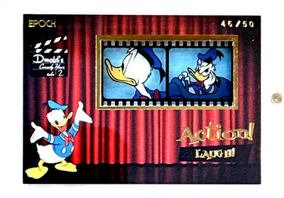 Donald Duck 2024 Epoch 90th Anniversary Memorabilia Serial Film Gold Card-#45/50 - Image 1 of 4