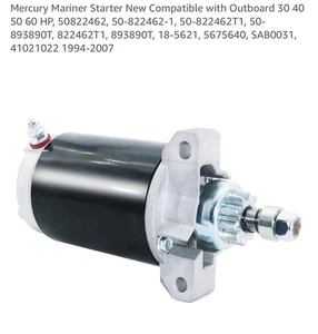 Starter for Mercury Mariner 50-90 Hp New - Bild 1 von 4
