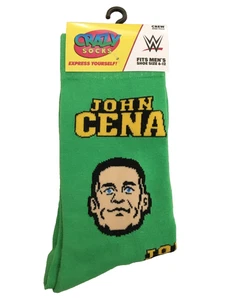 WWE Wrestling John Cena Neuheit Crew-Socken Herrenschuhgröße 6-12 neu mit Etikett - Bild 1 von 4