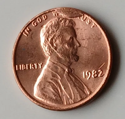 1982 CUD Error Penny Uncirculated Red - Image 1 of 2