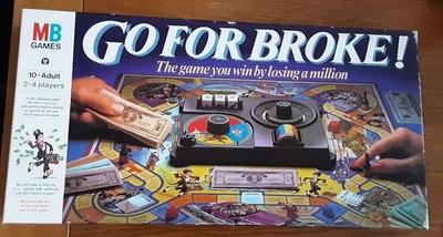  Go For Broke ! Board Game by MB Games 1985  (10yrs+)  - Image 1 of 4