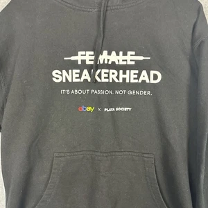 Playa Society x eBay Sweatshirt Female Sneakerhead Gender black Hoodie - Picture 1 of 7