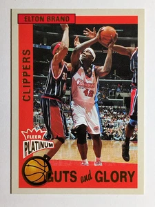 2002-03 Fleer Platinum Guts and Glory #4GG Elton Brand - Picture 1 of 2