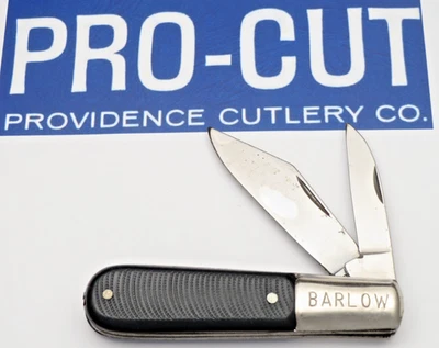 Cuchillo Barlow Jack Providence Cutlery Co de colección de la década de 1970 - hojas de acero al carbono Foto 1 de 4
