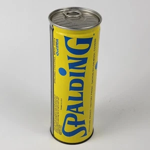 Vintage Spalding Tennis Ball Can Extra Duty 3 Balls Unopened USA Pop Top - Picture 1 of 8